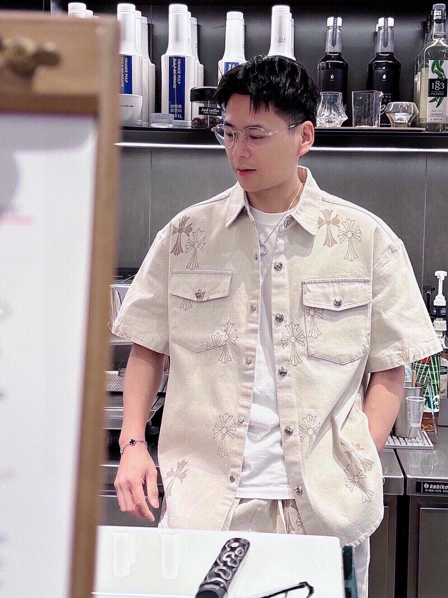 LuxluxHouse Best Quality Clothes Shirts&Polo Chrome Hearts