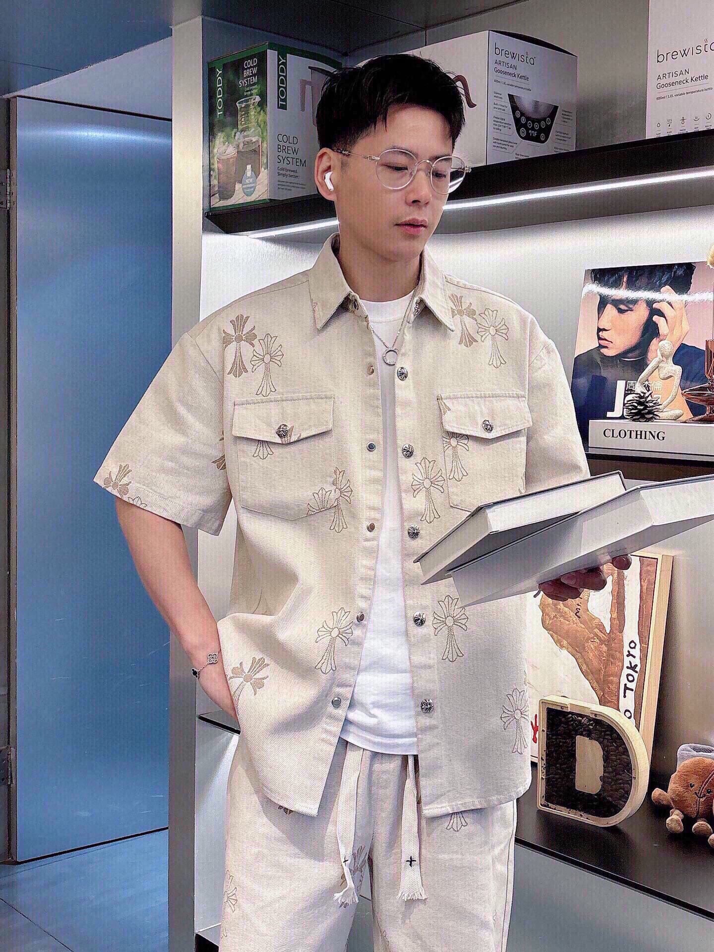 LuxluxHouse Best Quality Clothes Shirts&Polo Chrome Hearts