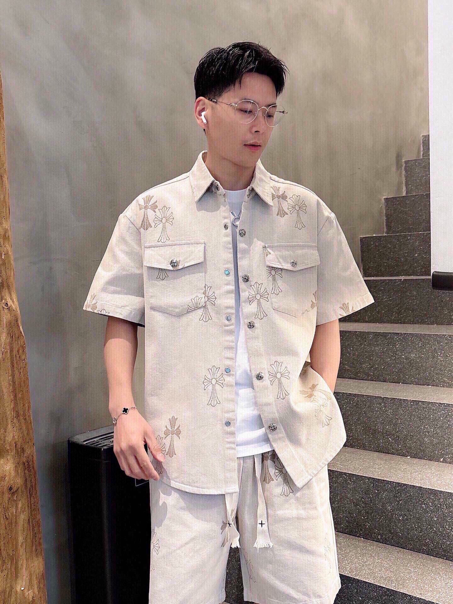 LuxluxHouse Best Quality Clothes Shirts&Polo Chrome Hearts