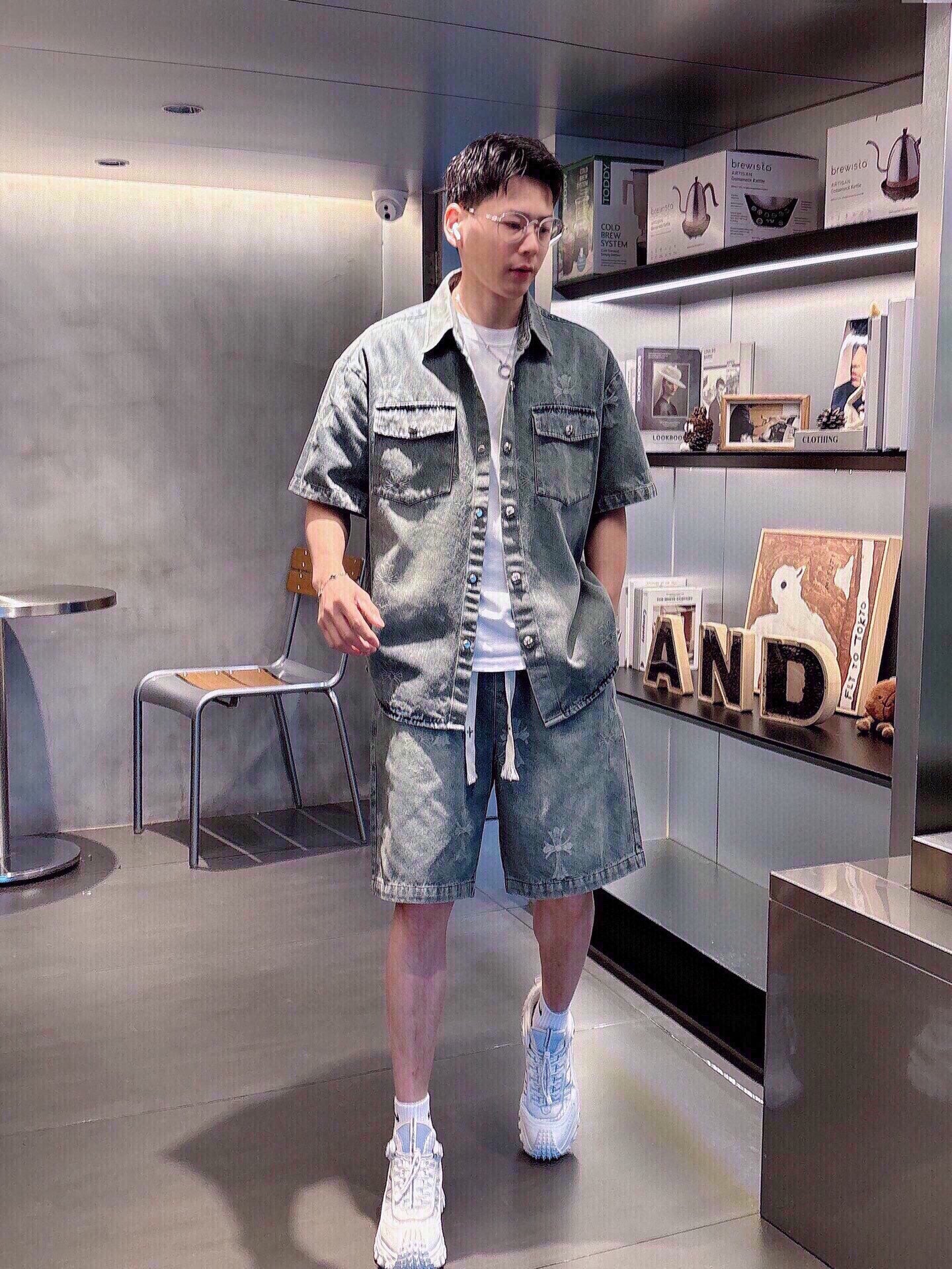 LuxluxHouse Best Quality Clothes Shirts&Polo Chrome Hearts