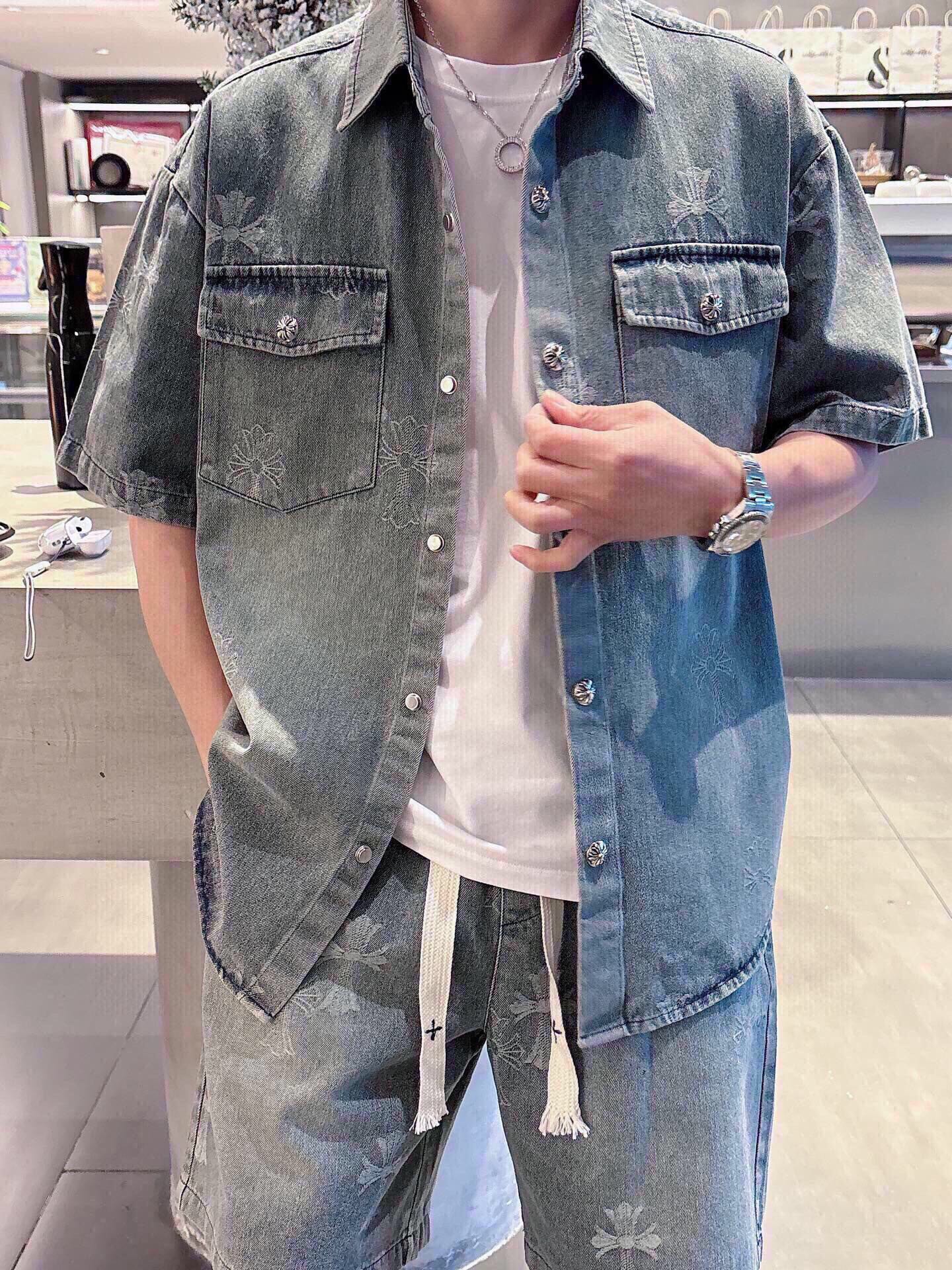 LuxluxHouse Best Quality Clothes Shirts&Polo Chrome Hearts