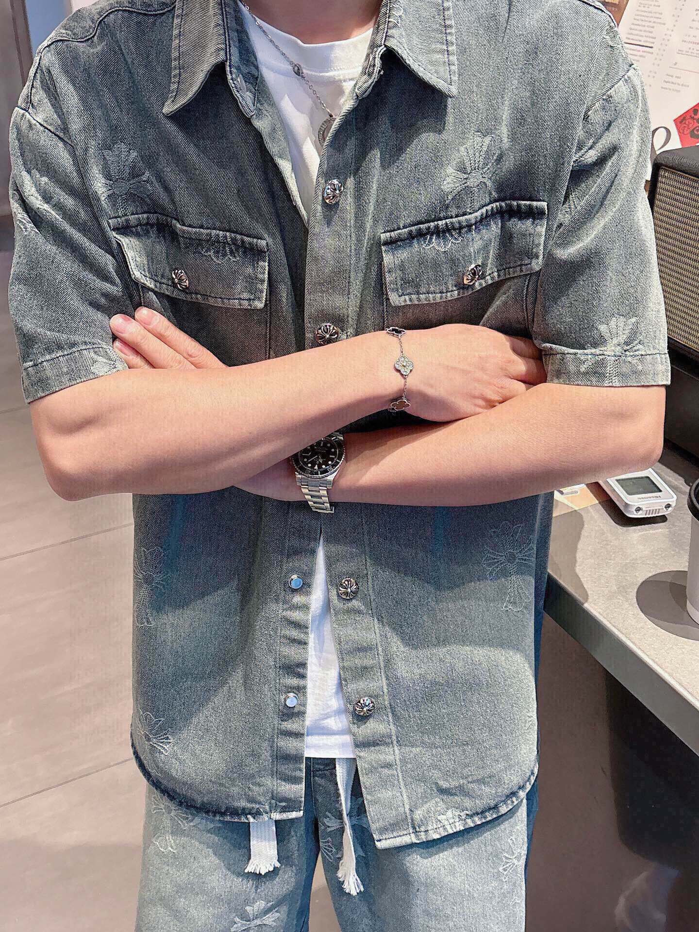 LuxluxHouse Best Quality Clothes Shirts&Polo Chrome Hearts