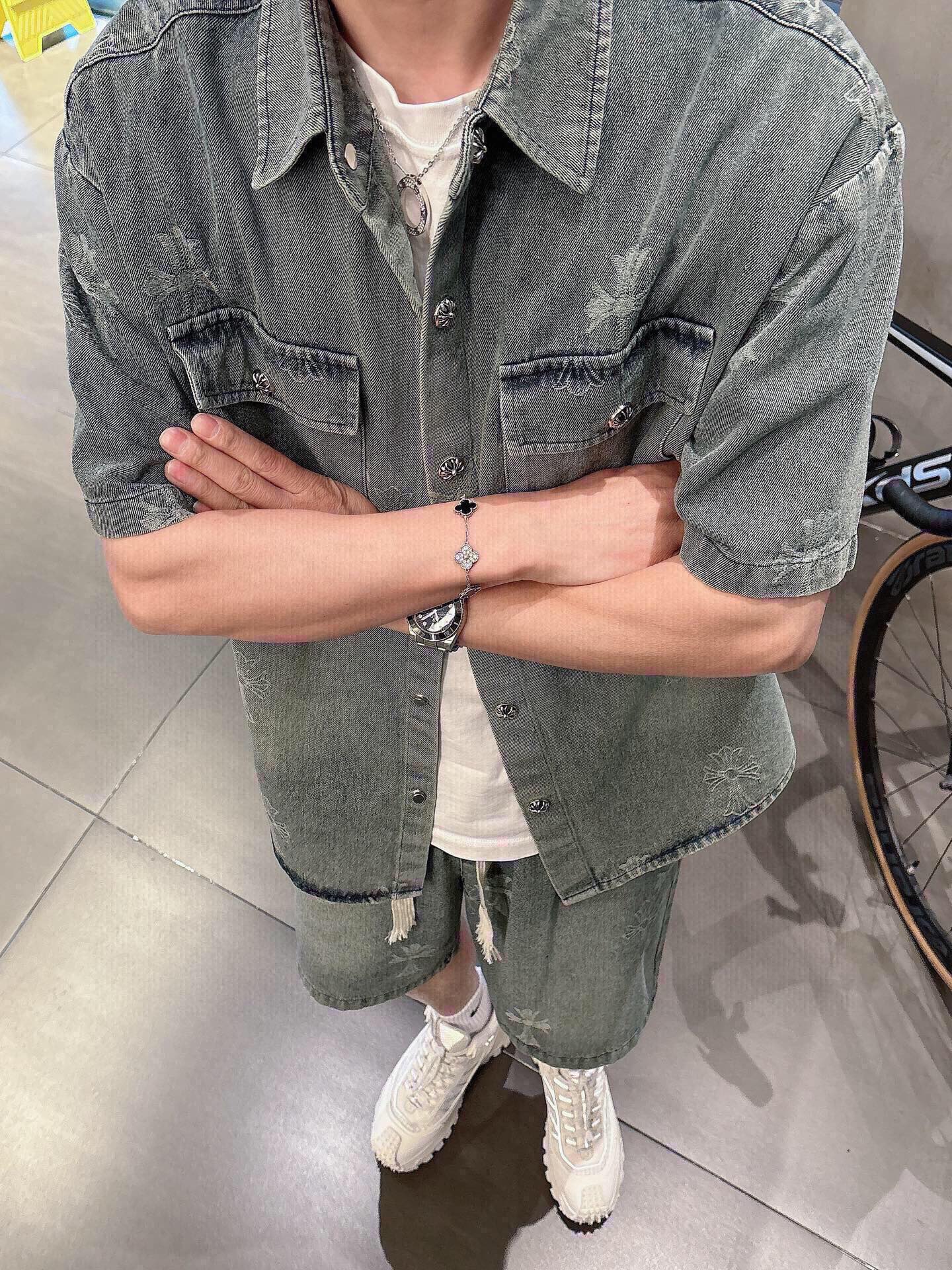 LuxluxHouse Best Quality Clothes Shirts&Polo Chrome Hearts