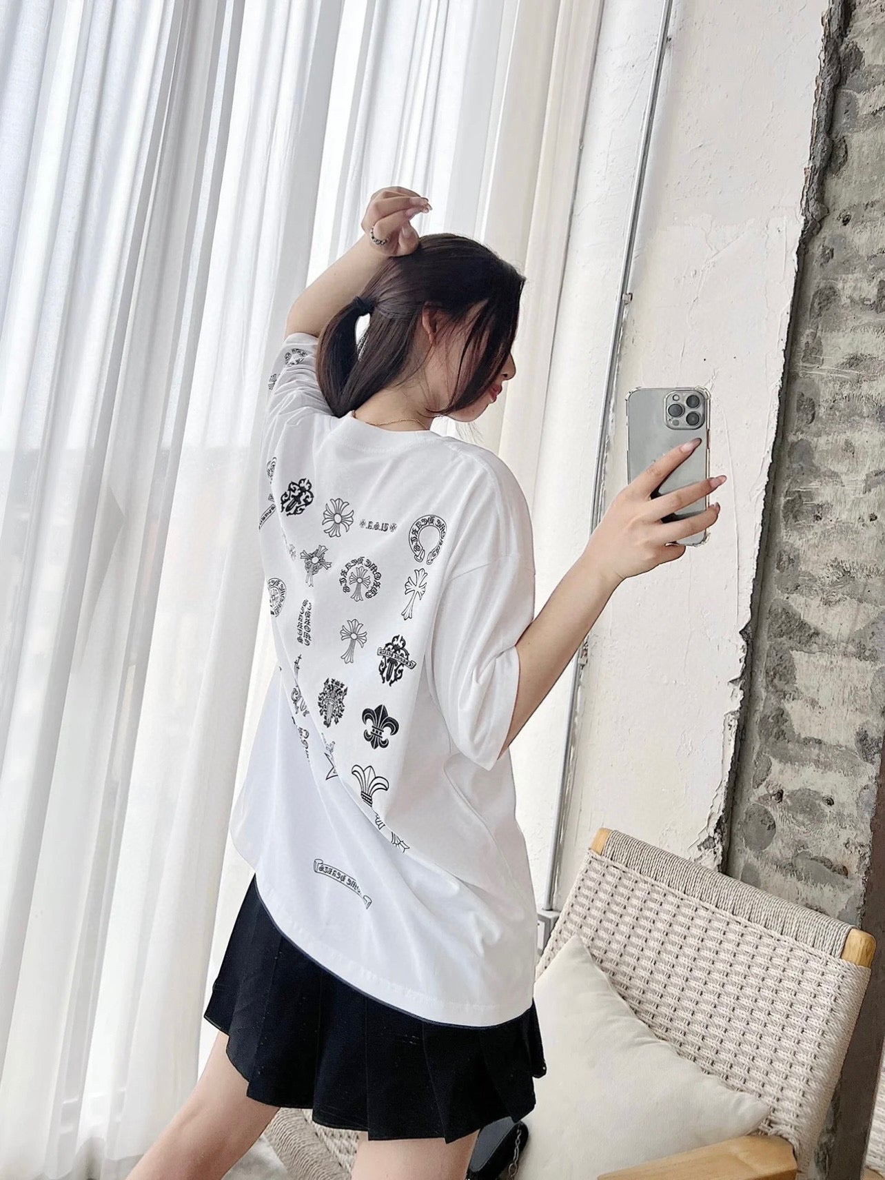LuxluxHouse Best Quality Clothes Chrome Hearts T-shirt