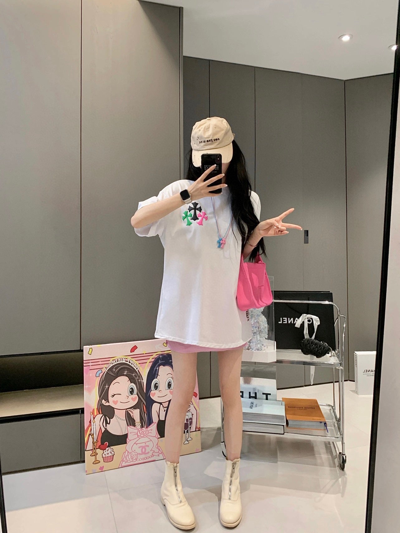 LuxluxHouse Best Quality Clothes Chrome Hearts T-shirt