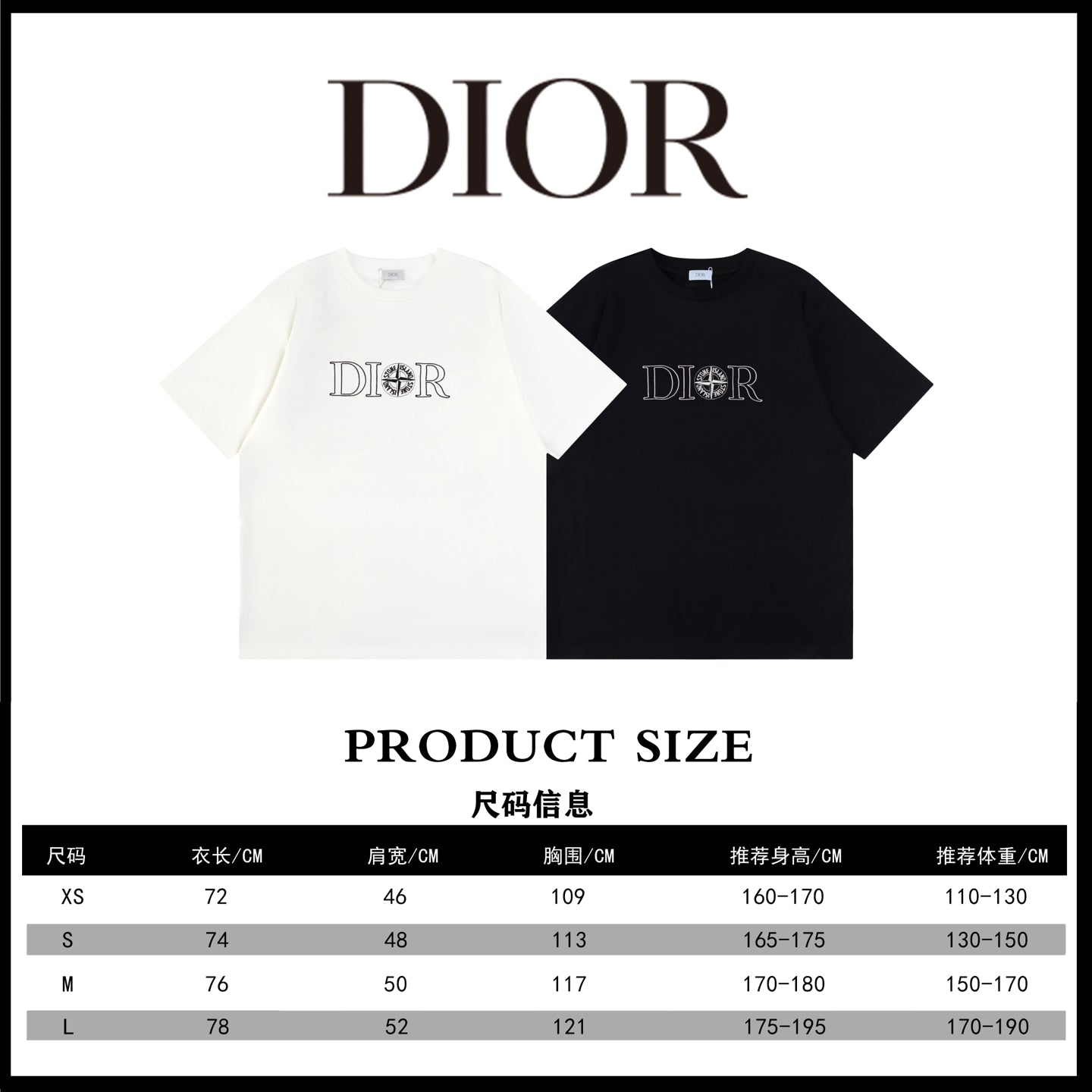 LuxluxHouse Best Quality Clothes T-shirt Dior