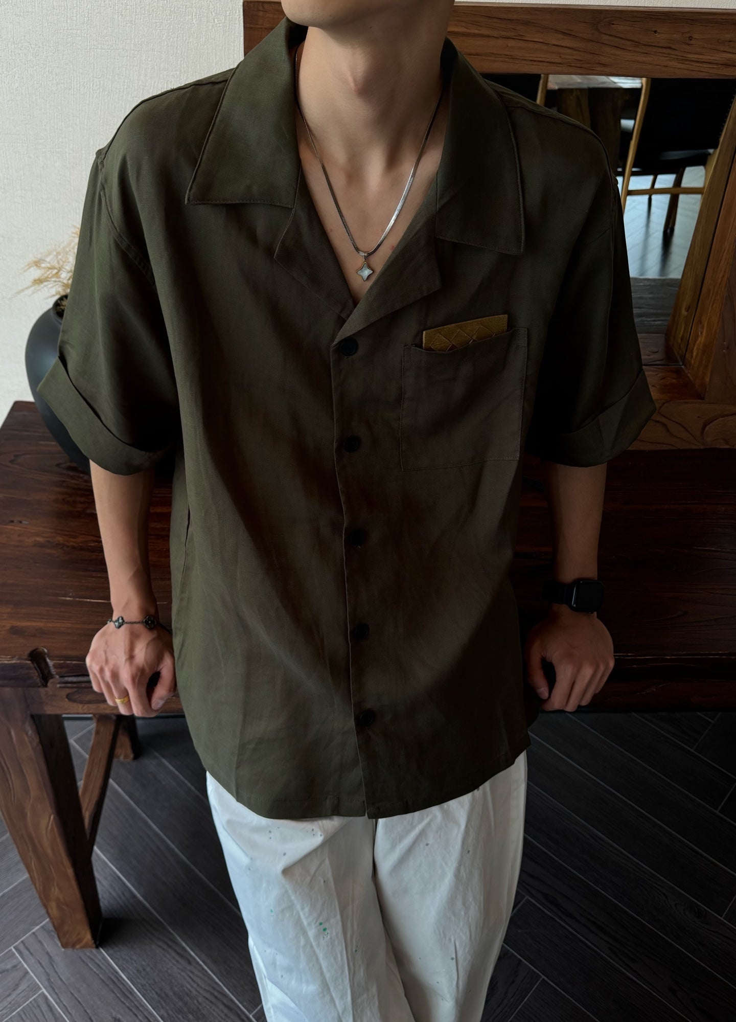 LuxluxHouse Best Quality Clothes Shirts&Polo Off White