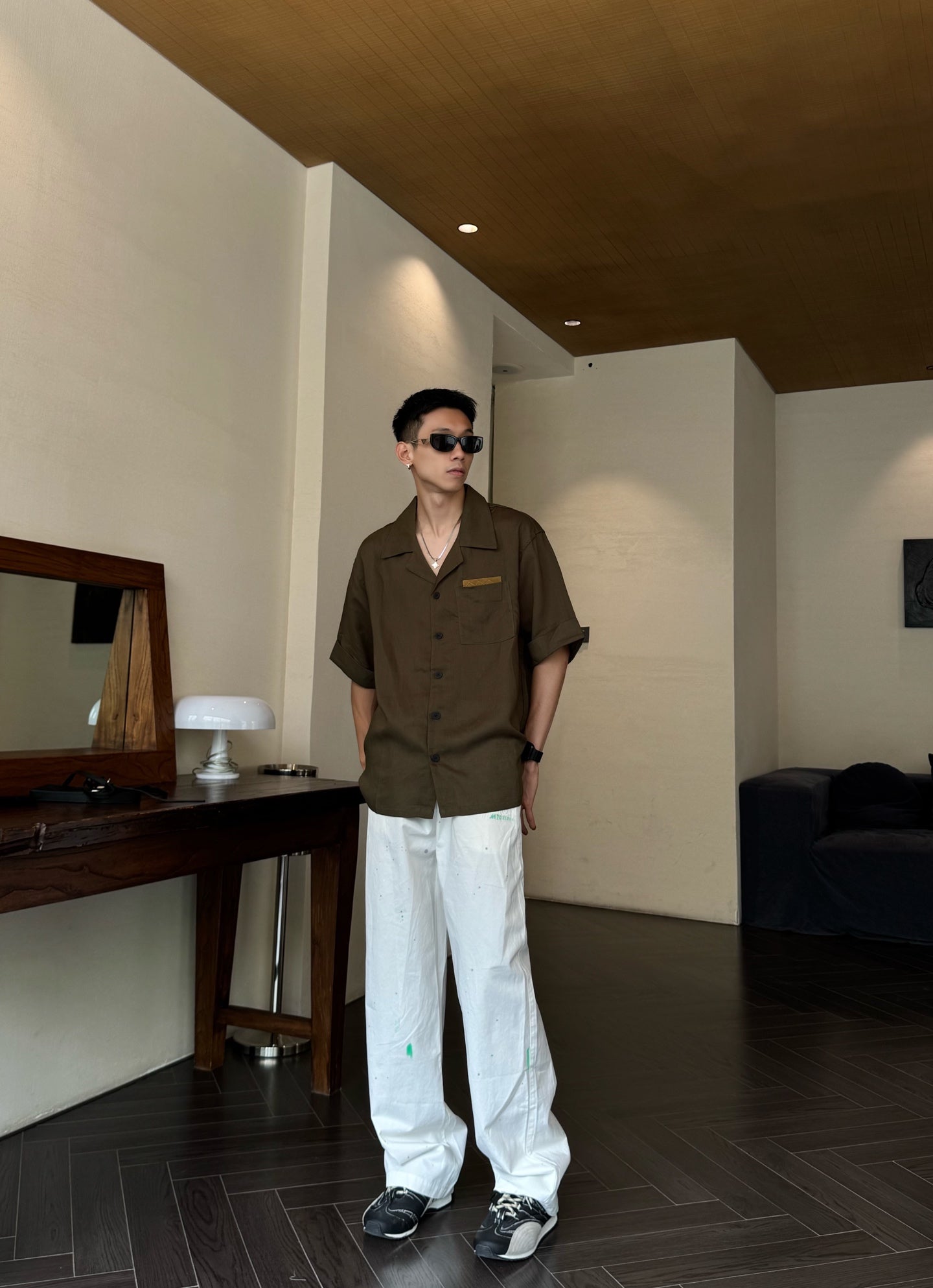 LuxluxHouse Best Quality Clothes Shirts&Polo Off White