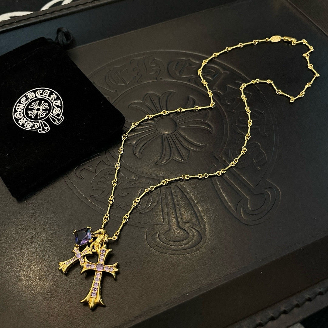 LuxluxHouse Best Quality Accessories Necklace Chrome Hearts