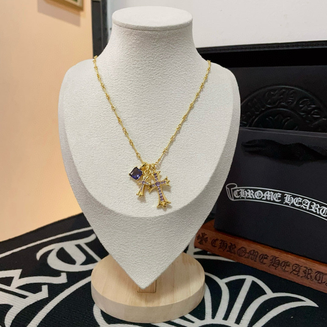 LuxluxHouse Best Quality Accessories Necklace Chrome Hearts