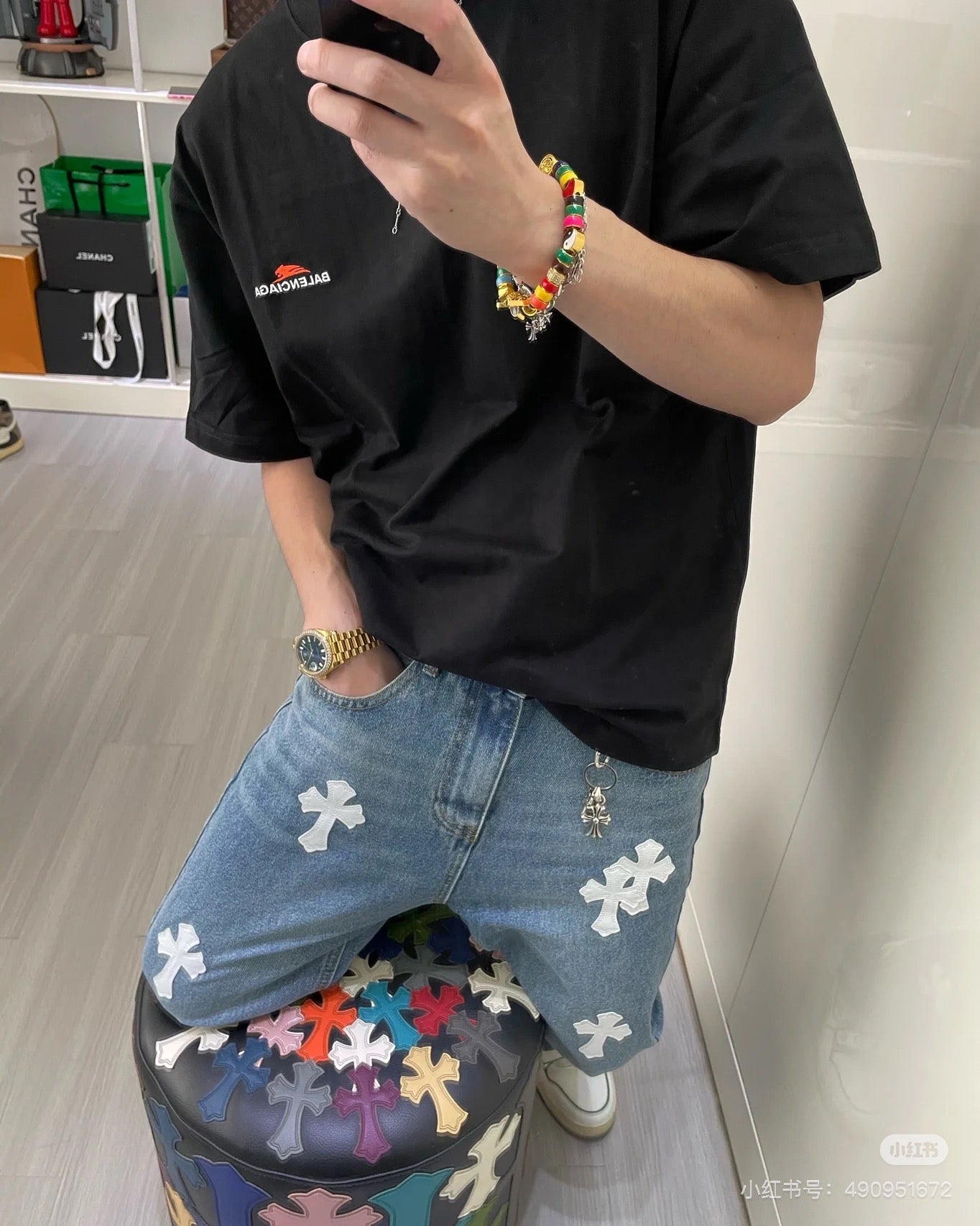 LuxluxHouse Best Quality Clothes Pants Chrome Hearts