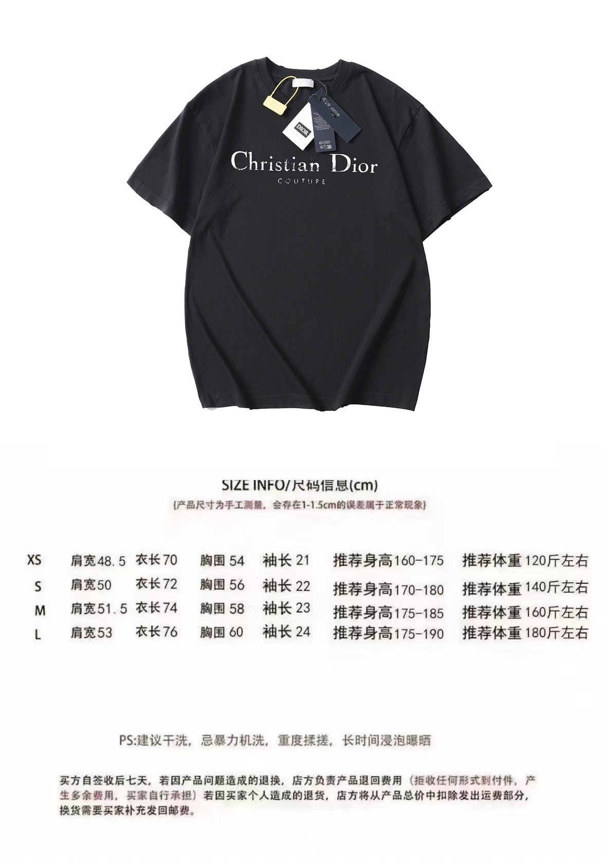 LuxluxHouse Best Quality Clothes T-shirt Dior