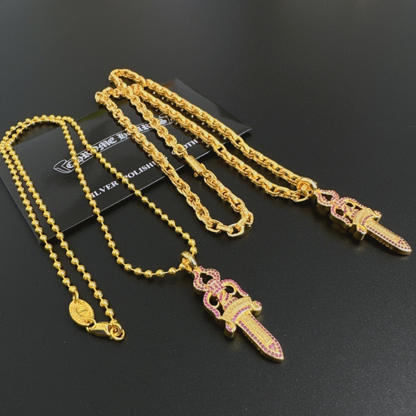 LuxluxHouse Best Quality Accessories Necklace Chrome Hearts