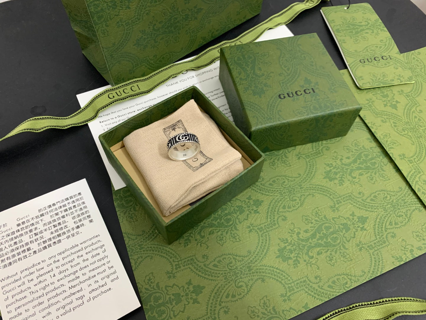 LuxluxHouse Best Quality Accessories Gucci Ring Ring Ring