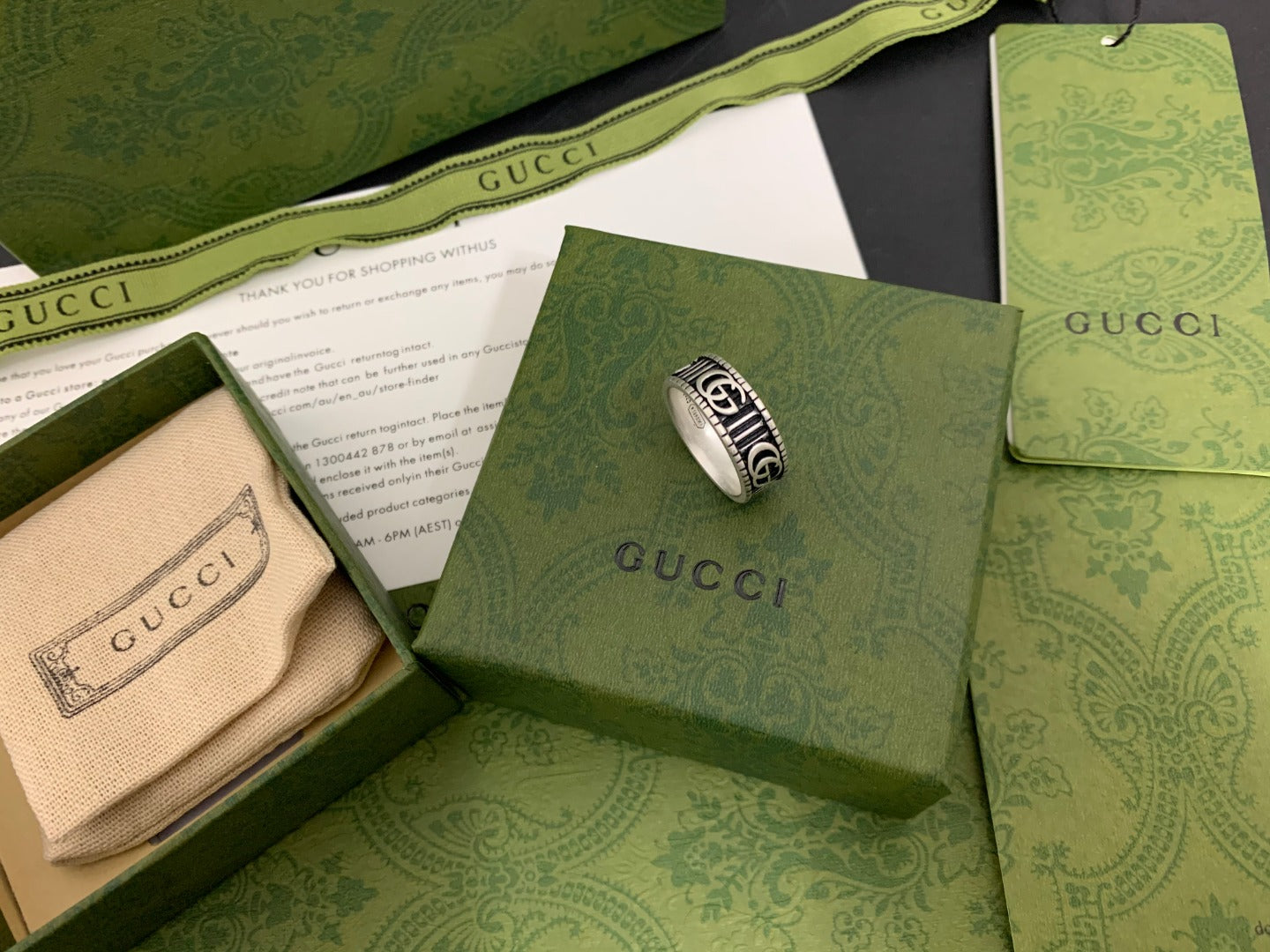 LuxluxHouse Best Quality Accessories Gucci Ring Ring Ring