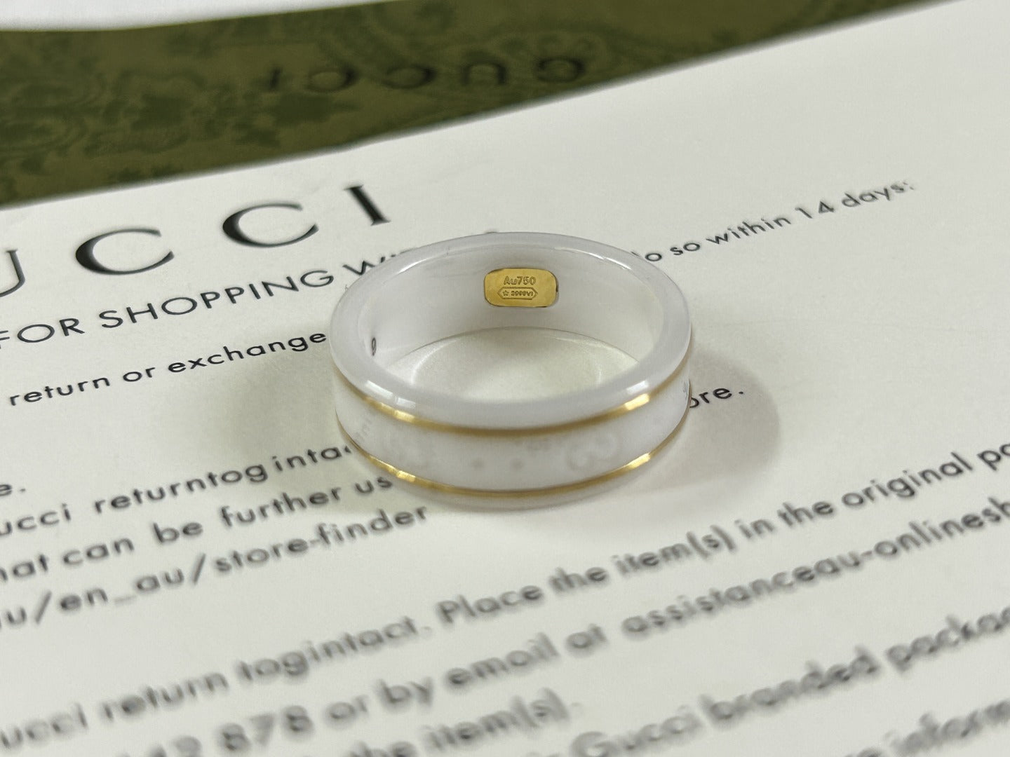LuxluxHouse Best Quality Accessories Gucci Ring Ring Ring