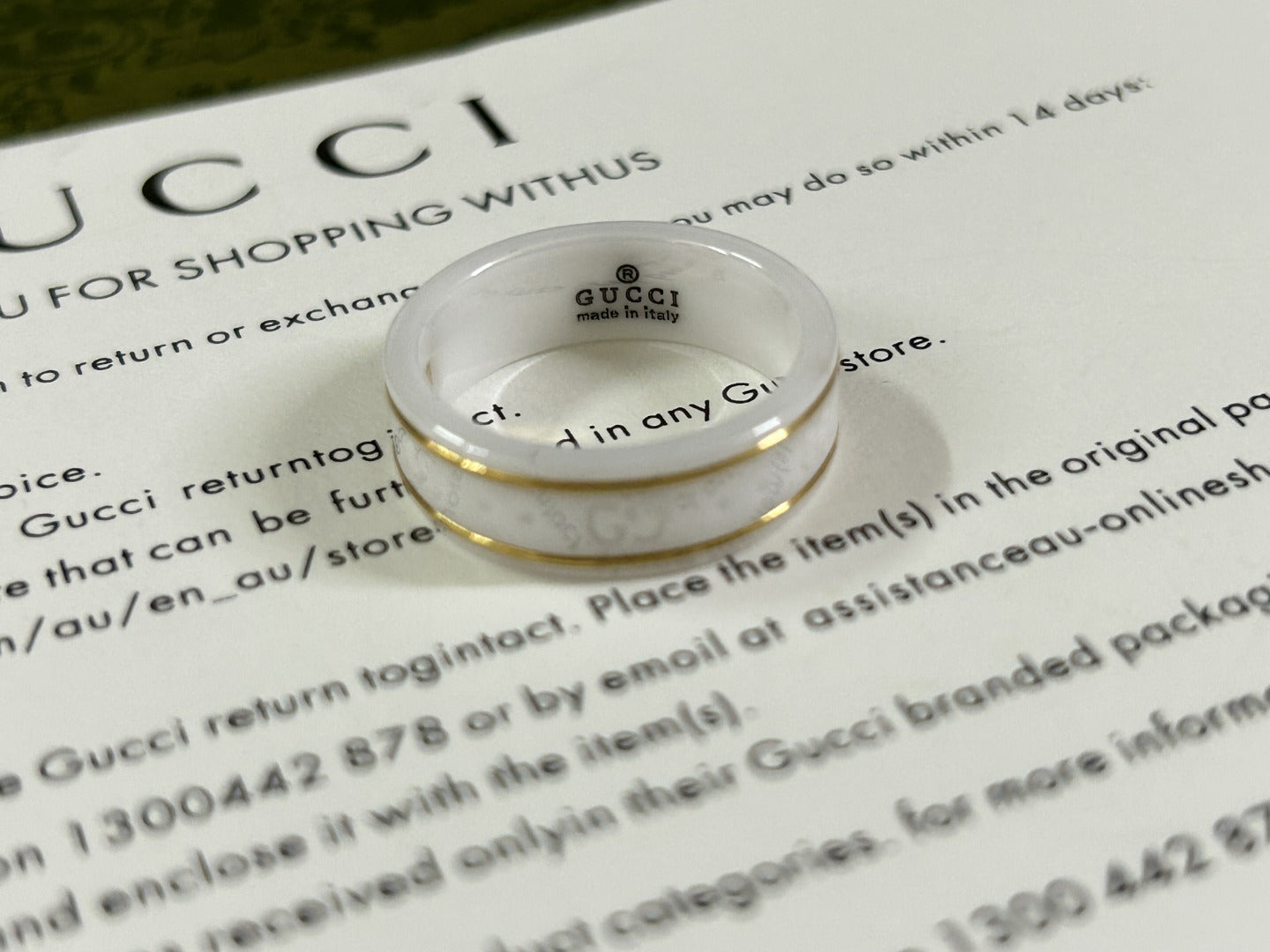 LuxluxHouse Best Quality Accessories Gucci Ring Ring Ring