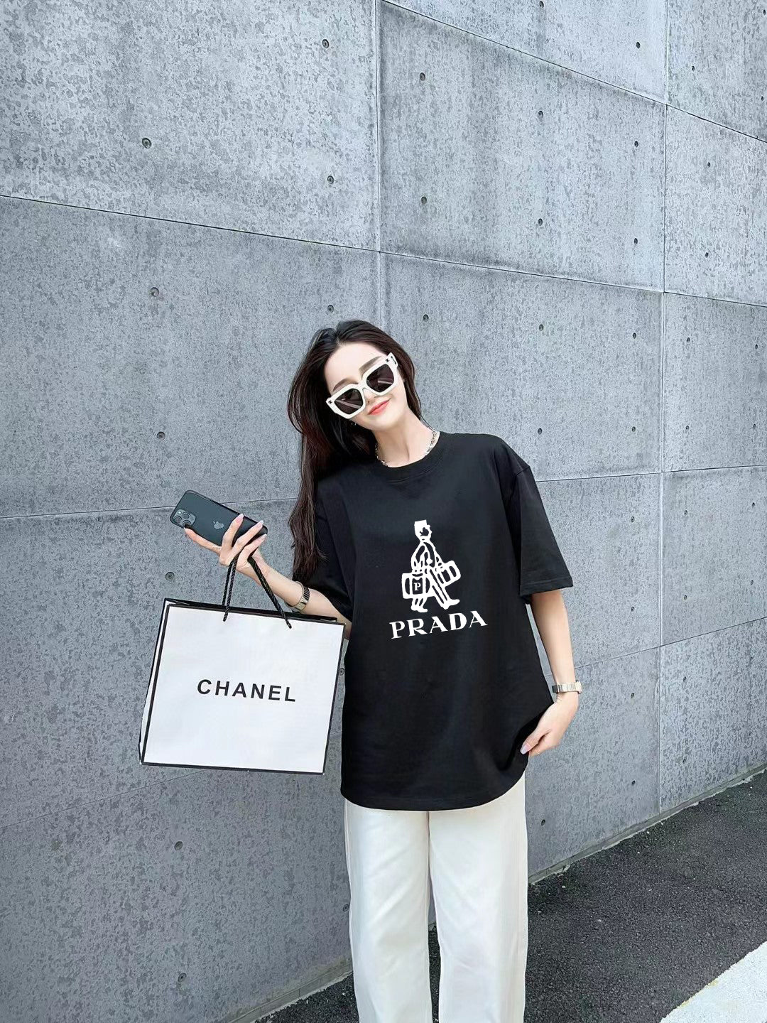 LuxluxHouse Best Quality Clothes T-shirt Prada