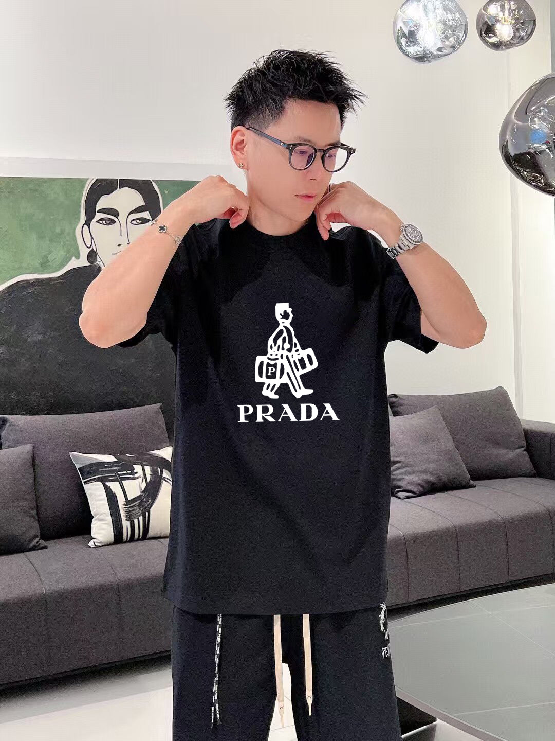 LuxluxHouse Best Quality Clothes T-shirt Prada