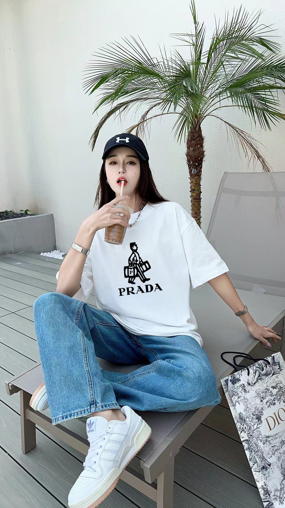 LuxluxHouse Best Quality Clothes T-shirt Prada