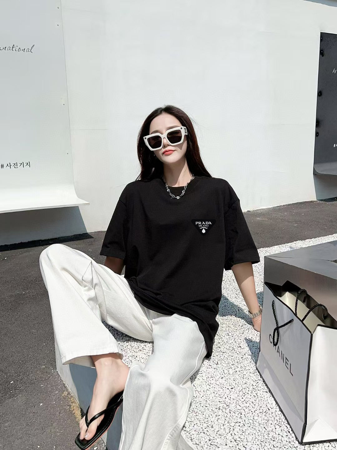 LuxluxHouse Best Quality Clothes T-shirt Prada