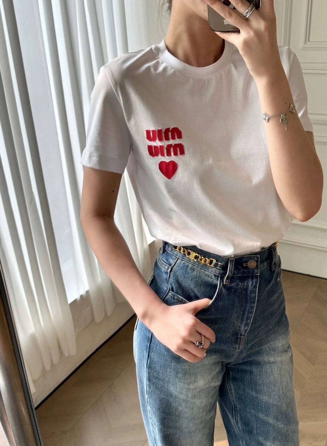 LuxluxHouse Best Quality Clothes Miu Miu T-shirt