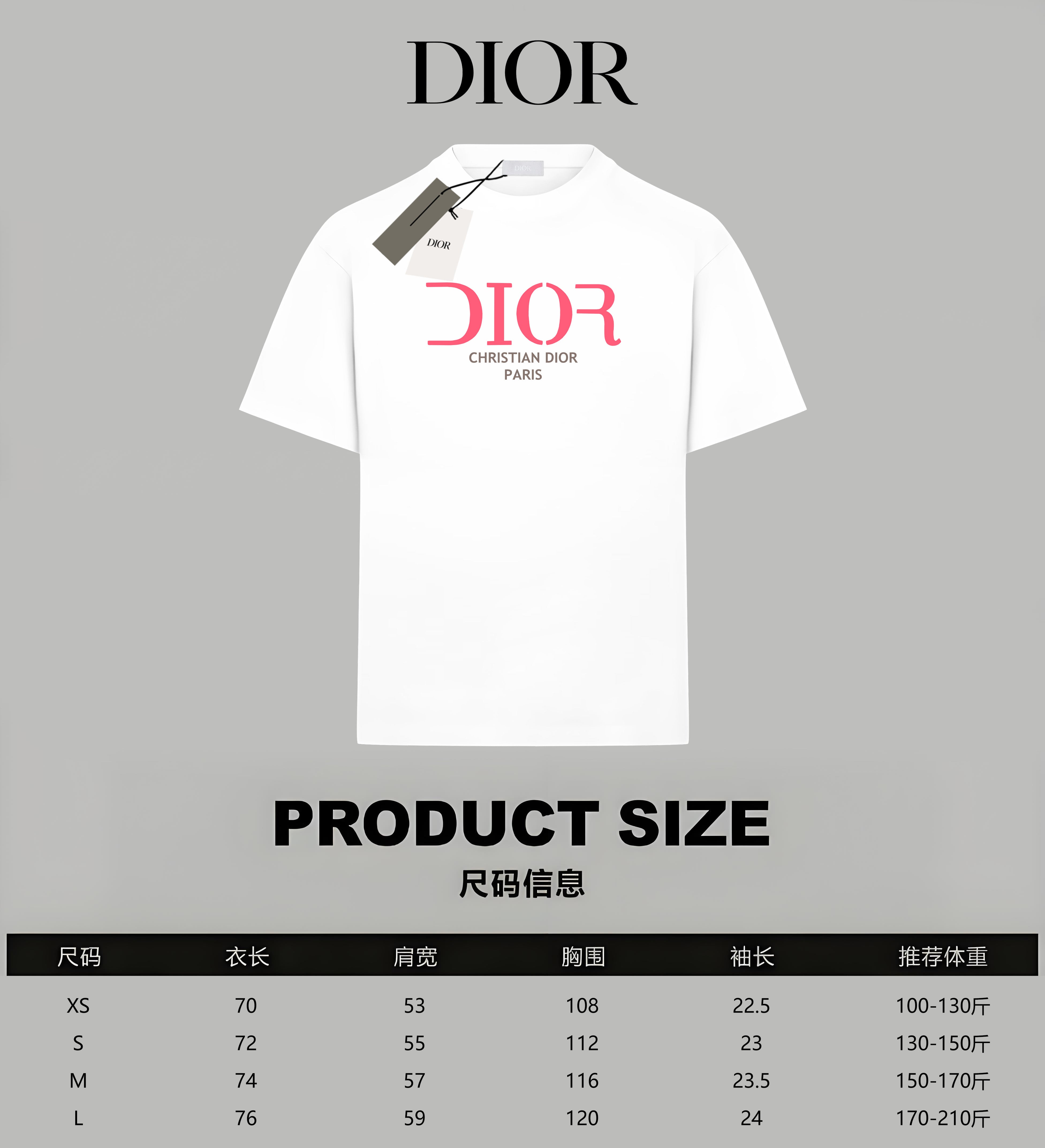 LuxluxHouse Best Quality Clothes T-shirt Dior