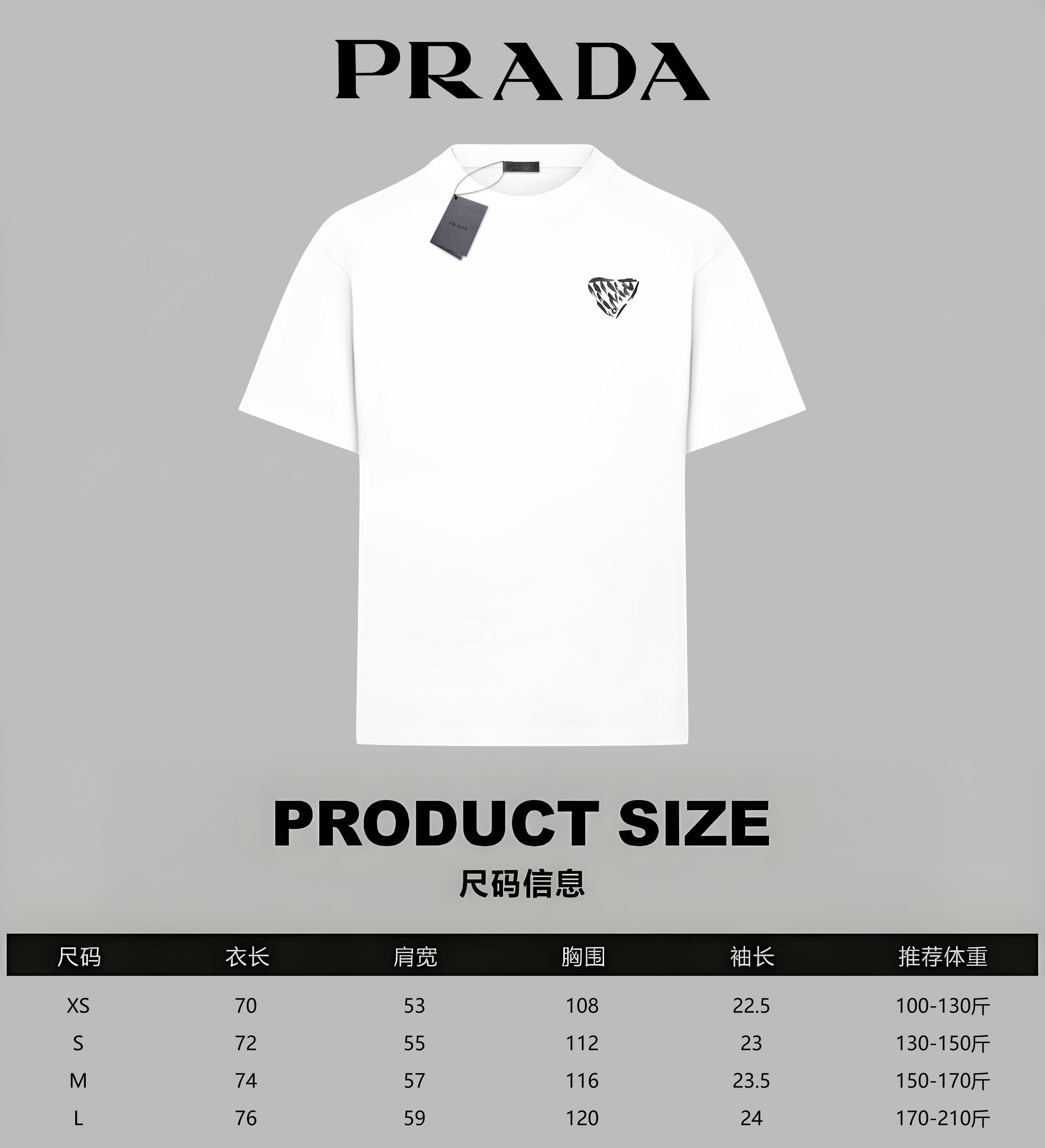 LuxluxHouse Best Quality Clothes T-shirt Prada