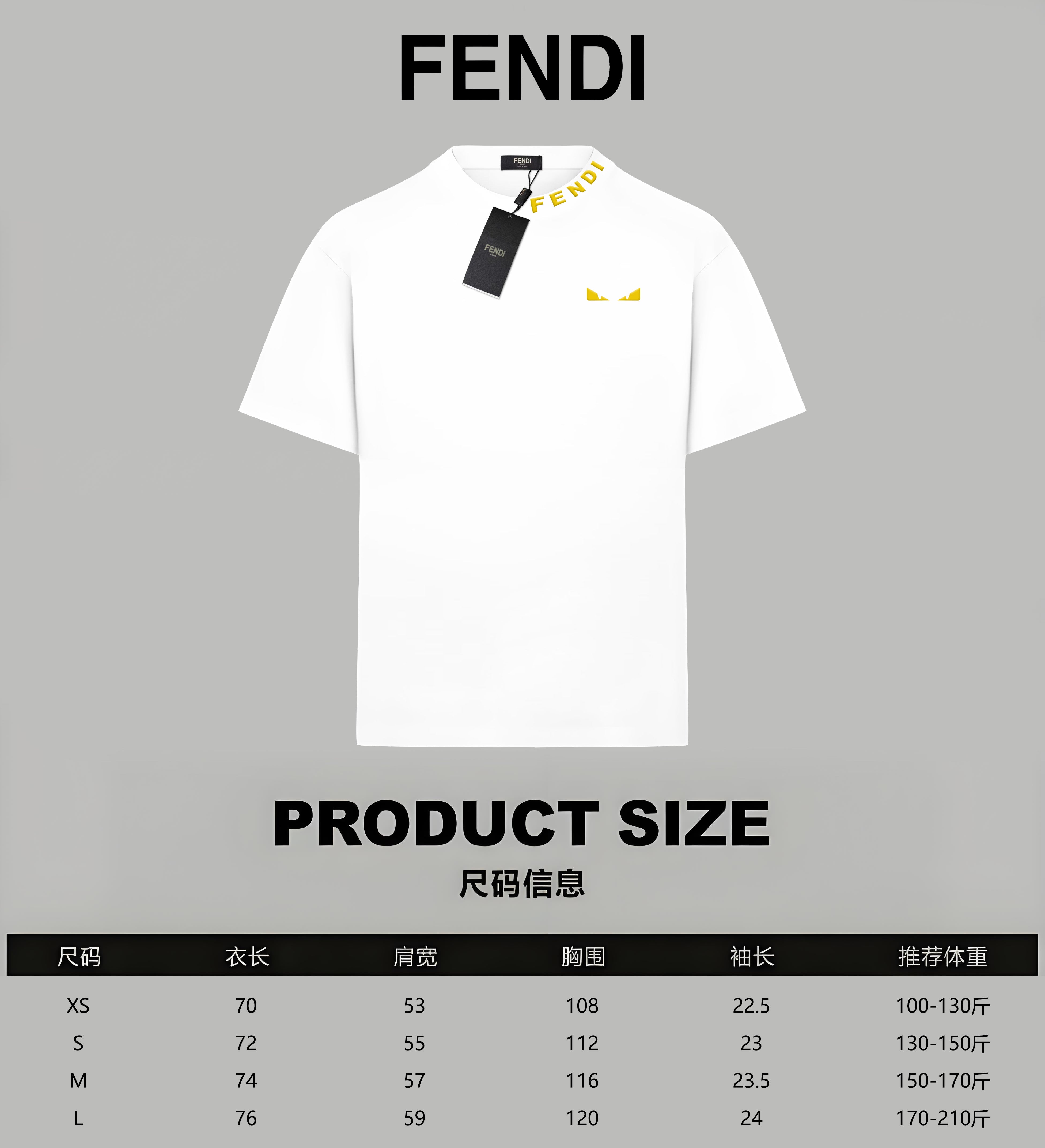 LuxluxHouse Best Quality Clothes Fendi T-shirt