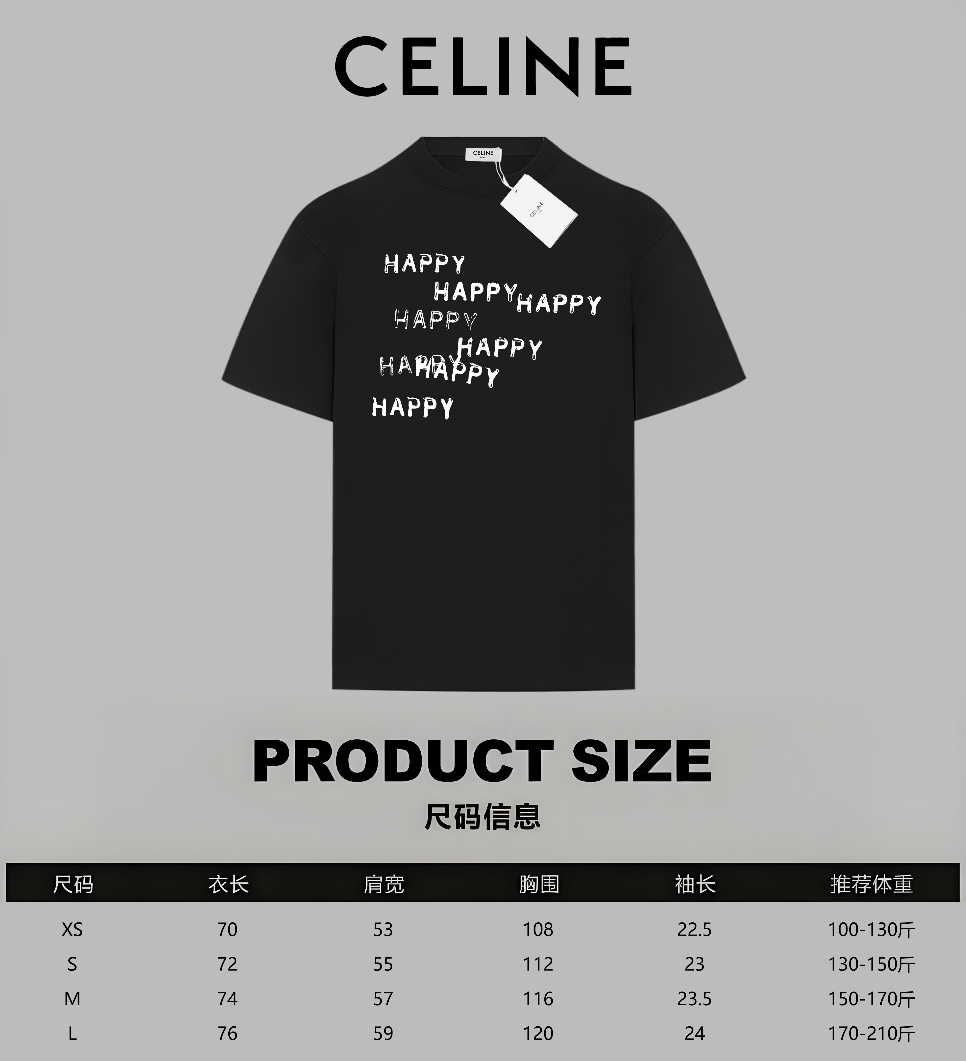 LuxluxHouse Best Quality Clothes T-shirt Celine