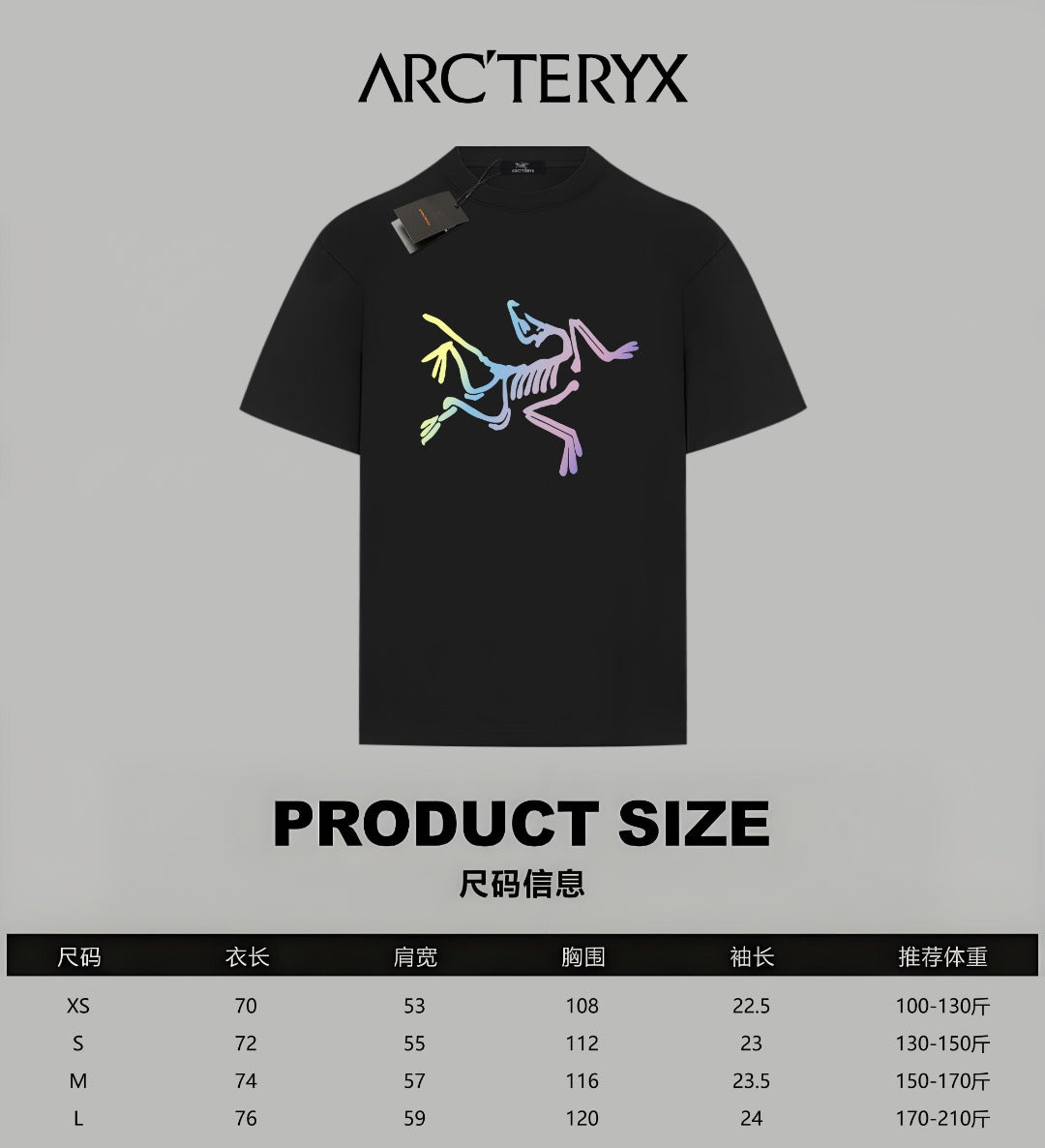 LuxluxHouse Best Quality Clothes T-shirt Arcteryx