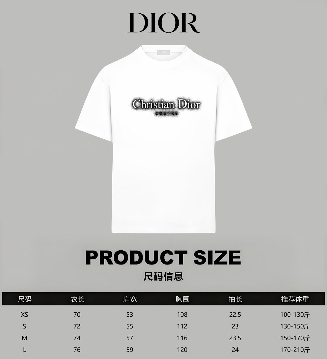 LuxluxHouse Best Quality Clothes T-shirt Dior