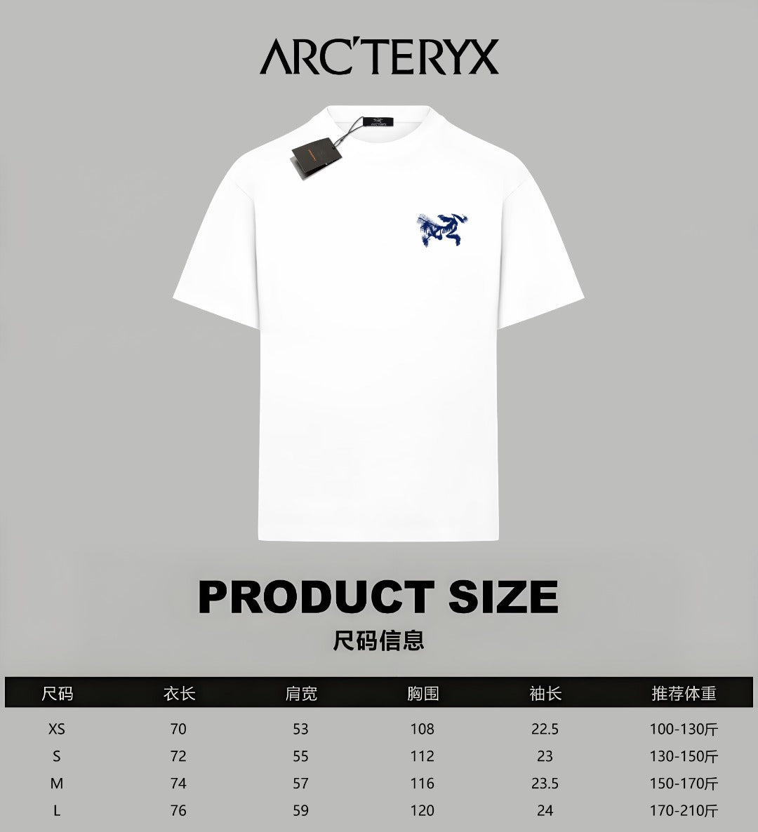 LuxluxHouse Best Quality Clothes T-shirt Arcteryx