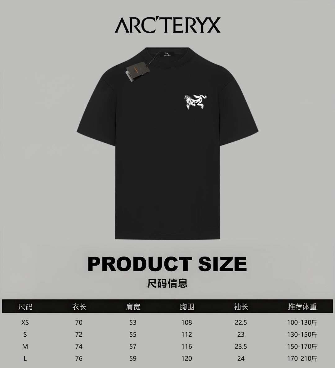LuxluxHouse Best Quality Clothes T-shirt Arcteryx