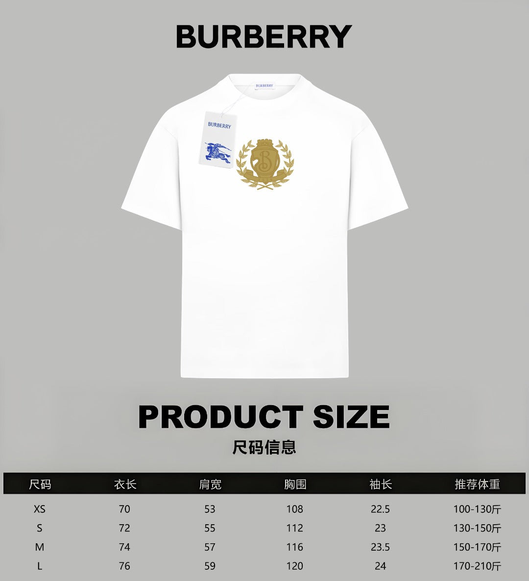 LuxluxHouse Best Quality Clothes Burberry T-shirt