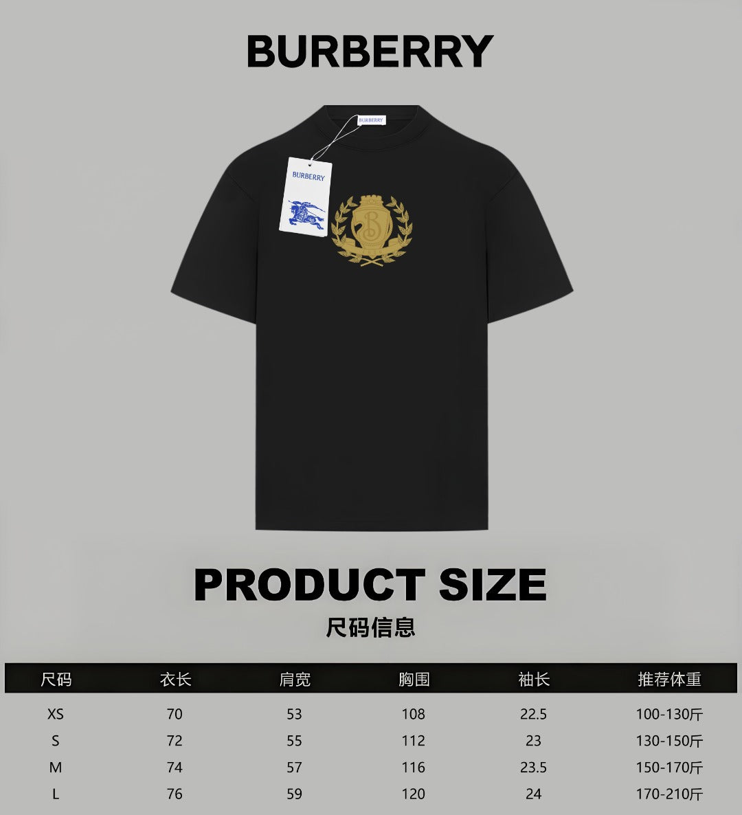 LuxluxHouse Best Quality Clothes Burberry T-shirt