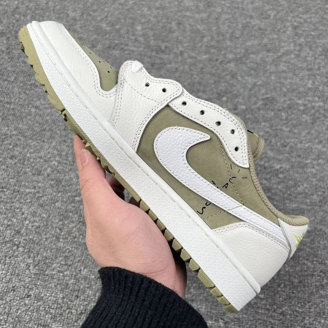 HP Batch-Air Jordan 1 × Travis Scott “Golf Olives”