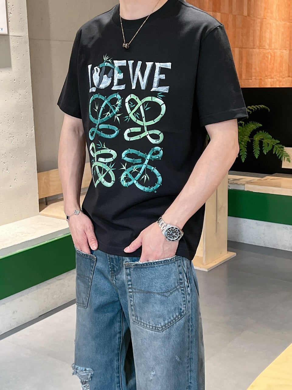 LuxluxHouse Best Quality Clothes T-shirt Loewe