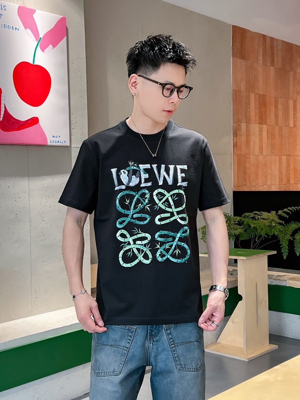 LuxluxHouse Best Quality Clothes T-shirt Loewe
