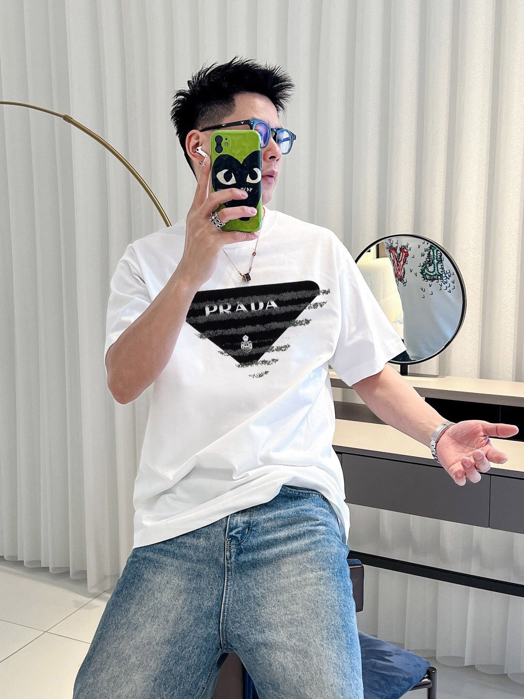 LuxluxHouse Best Quality Clothes T-shirt Prada