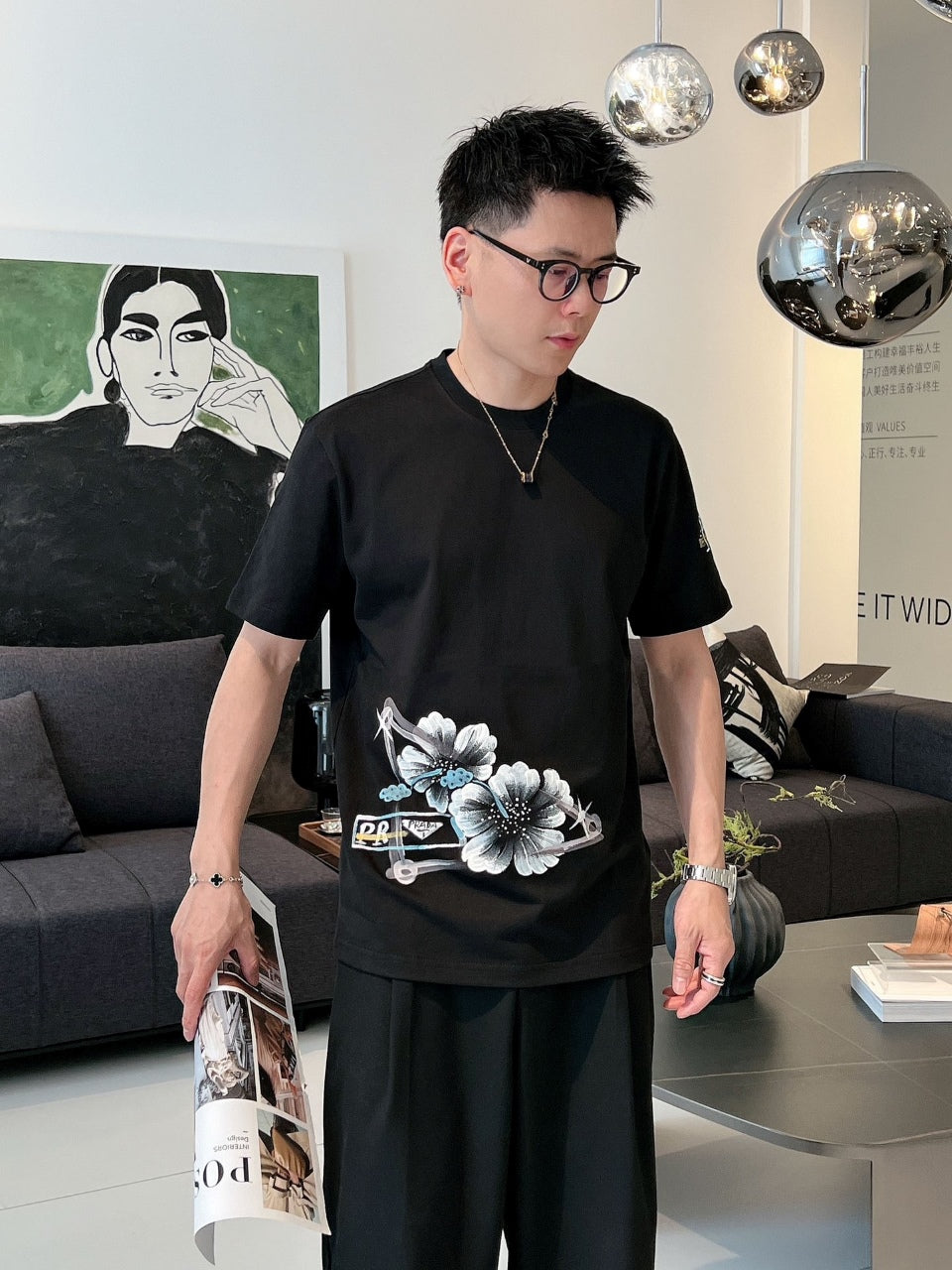 LuxluxHouse Best Quality Clothes T-shirt Prada