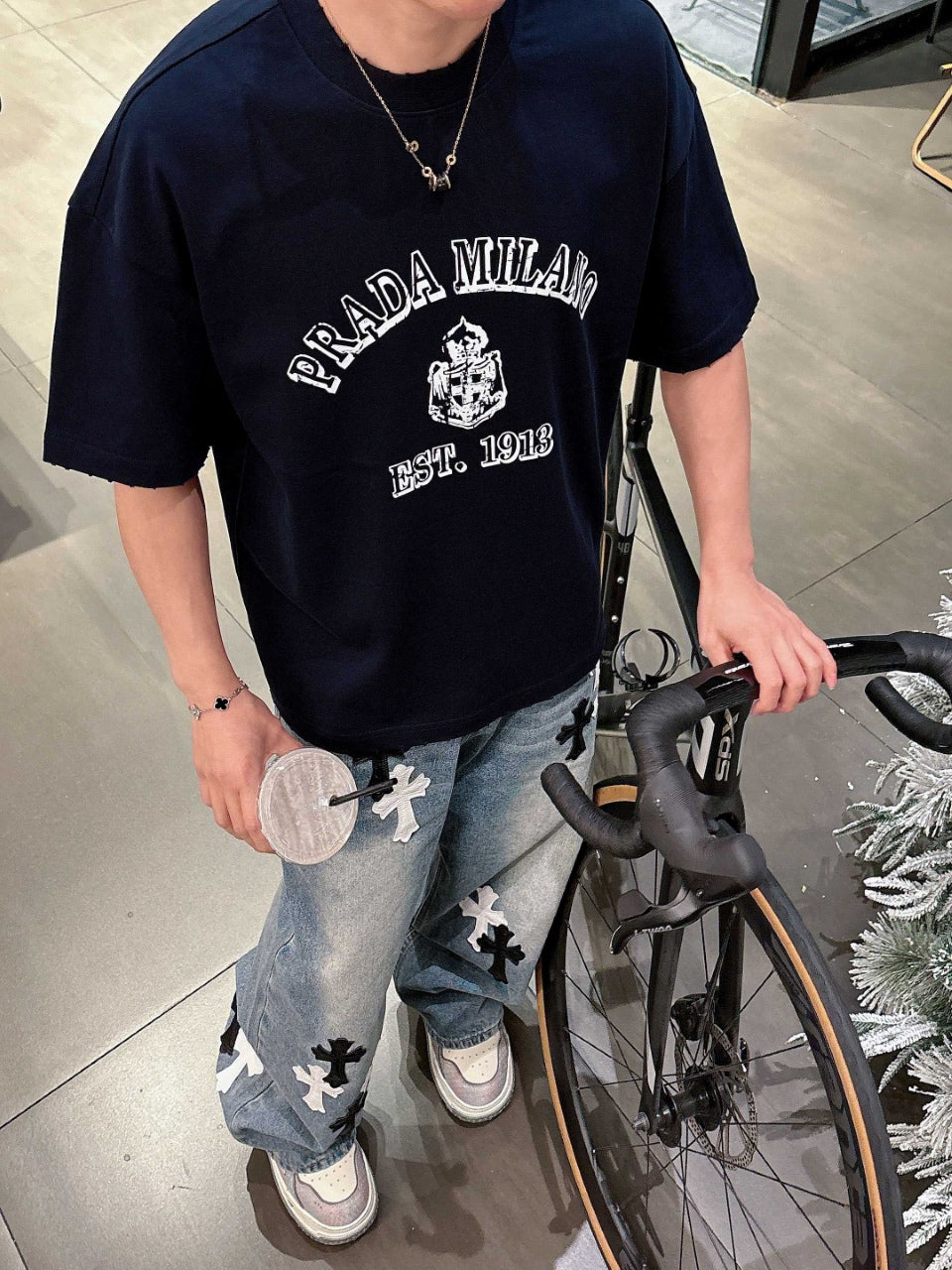 LuxluxHouse Best Quality Clothes T-shirt Prada