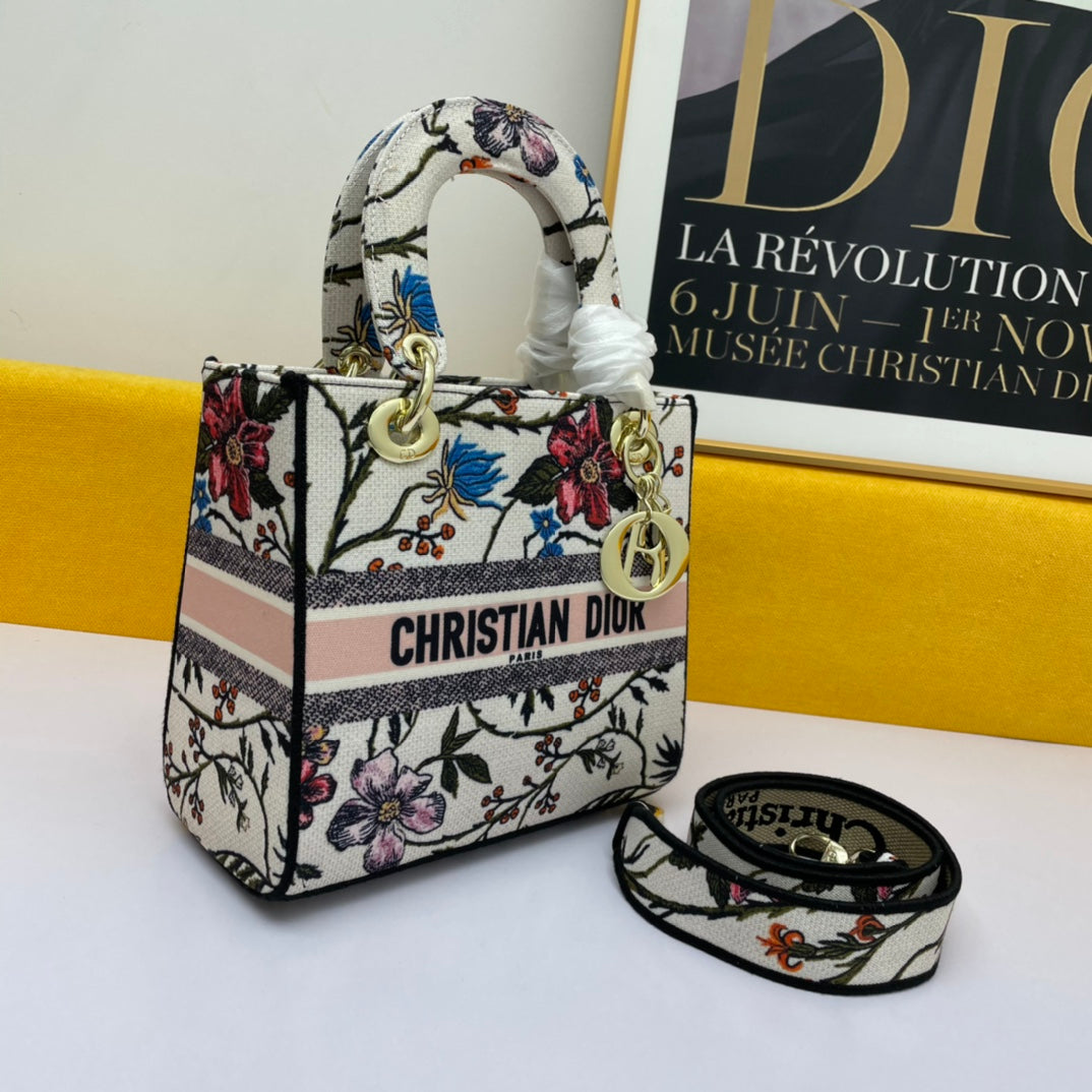 Free shipping LuxluxHouse Dior Top Bag 24*20*11cm