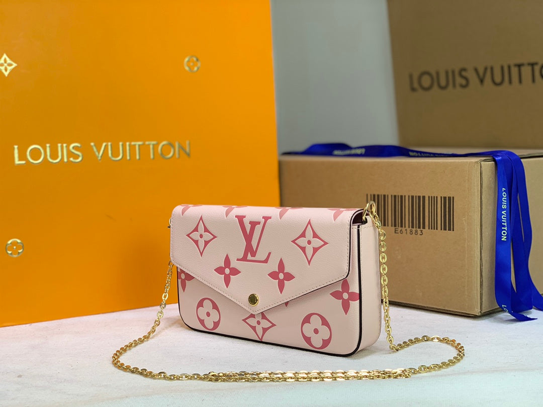 LuxluxHouse Great quality Louis Vuitton Top Bag 12*12*3cm Free shipping