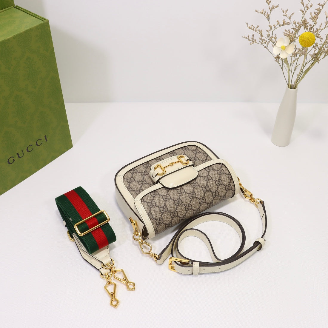 LuxluxHouse Great quality Gucci Top Bag 20.5*14.5*5cm Free shipping