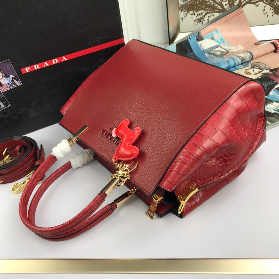 LuxluxHouse Great quality Prada Top Bag 30*23*13cm Free shipping