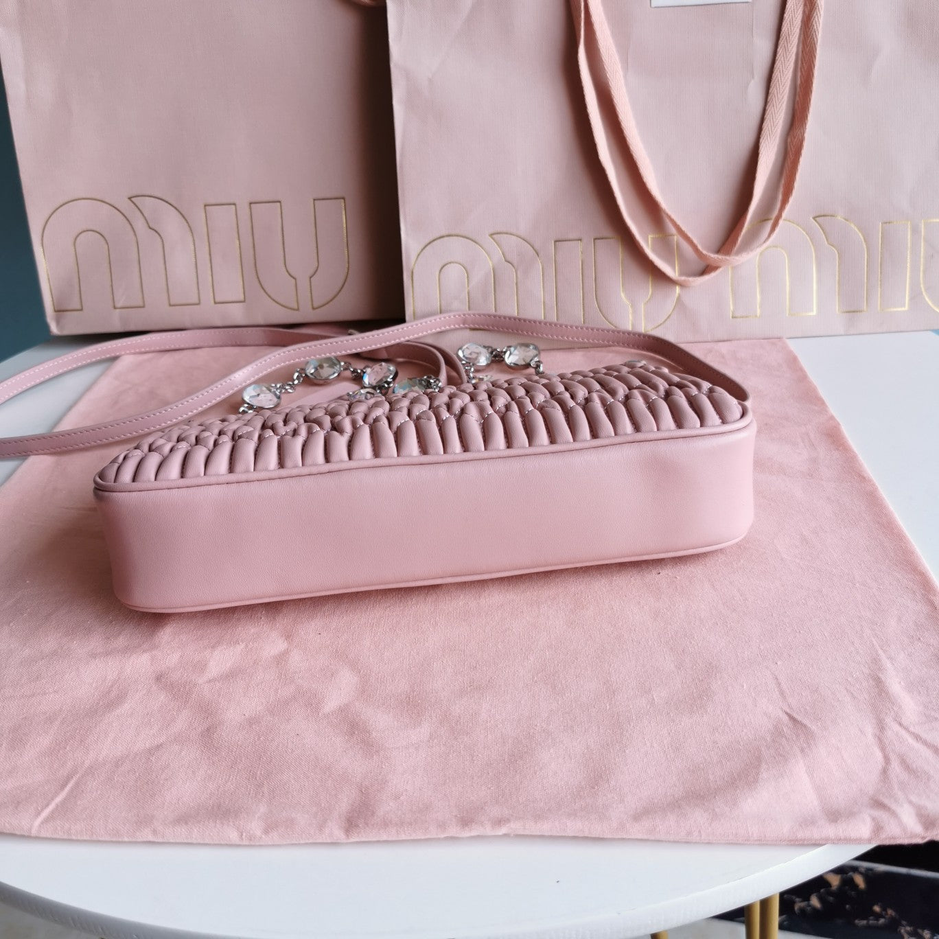 LuxluxHouse Great quality Miu Miu Bag Top Quality 24*12.5*4CM Free shipping