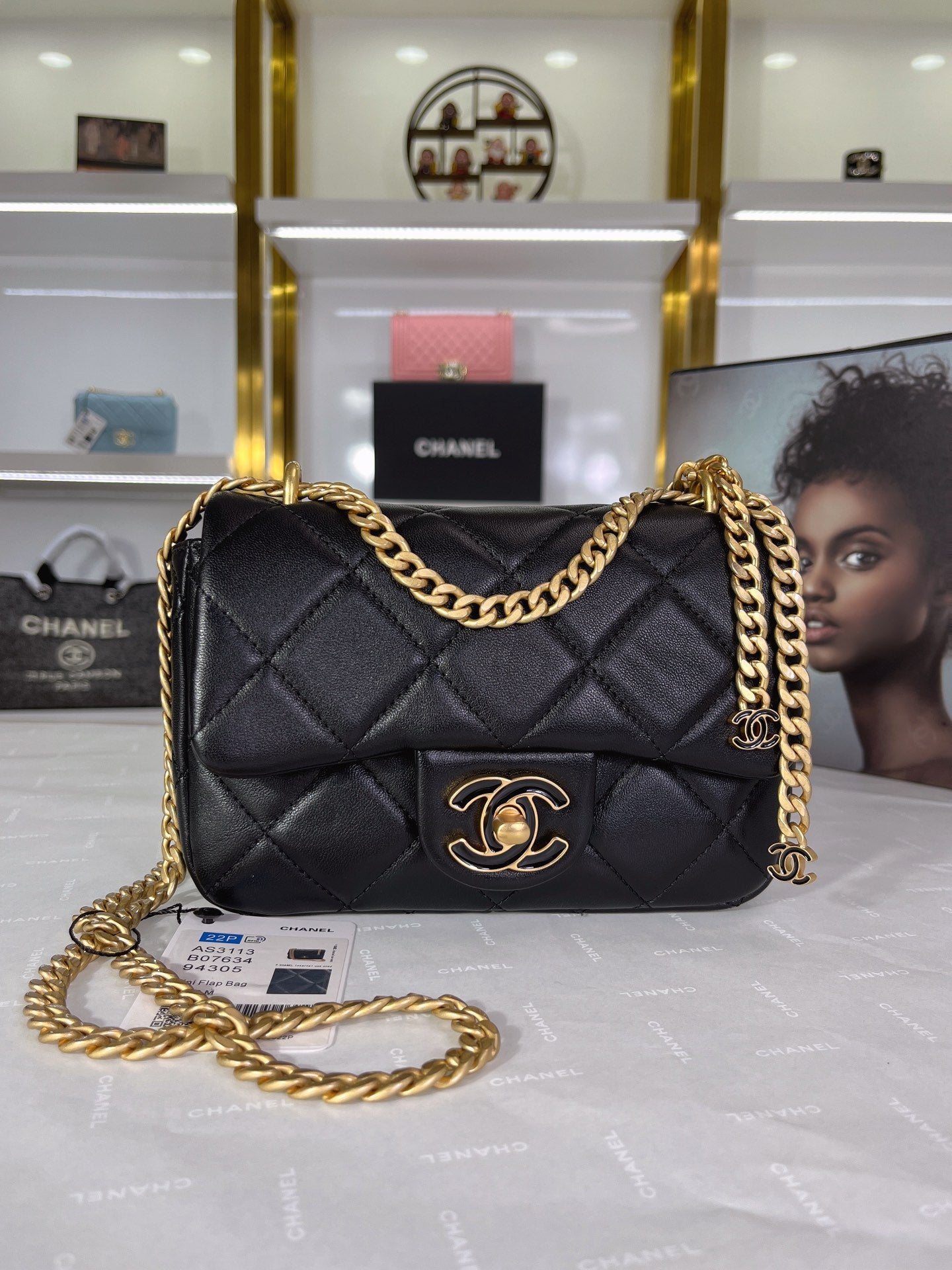 LuxluxHouse Great quality Chanel Bag Top Quality 18.5*14*5*cm Free shipping