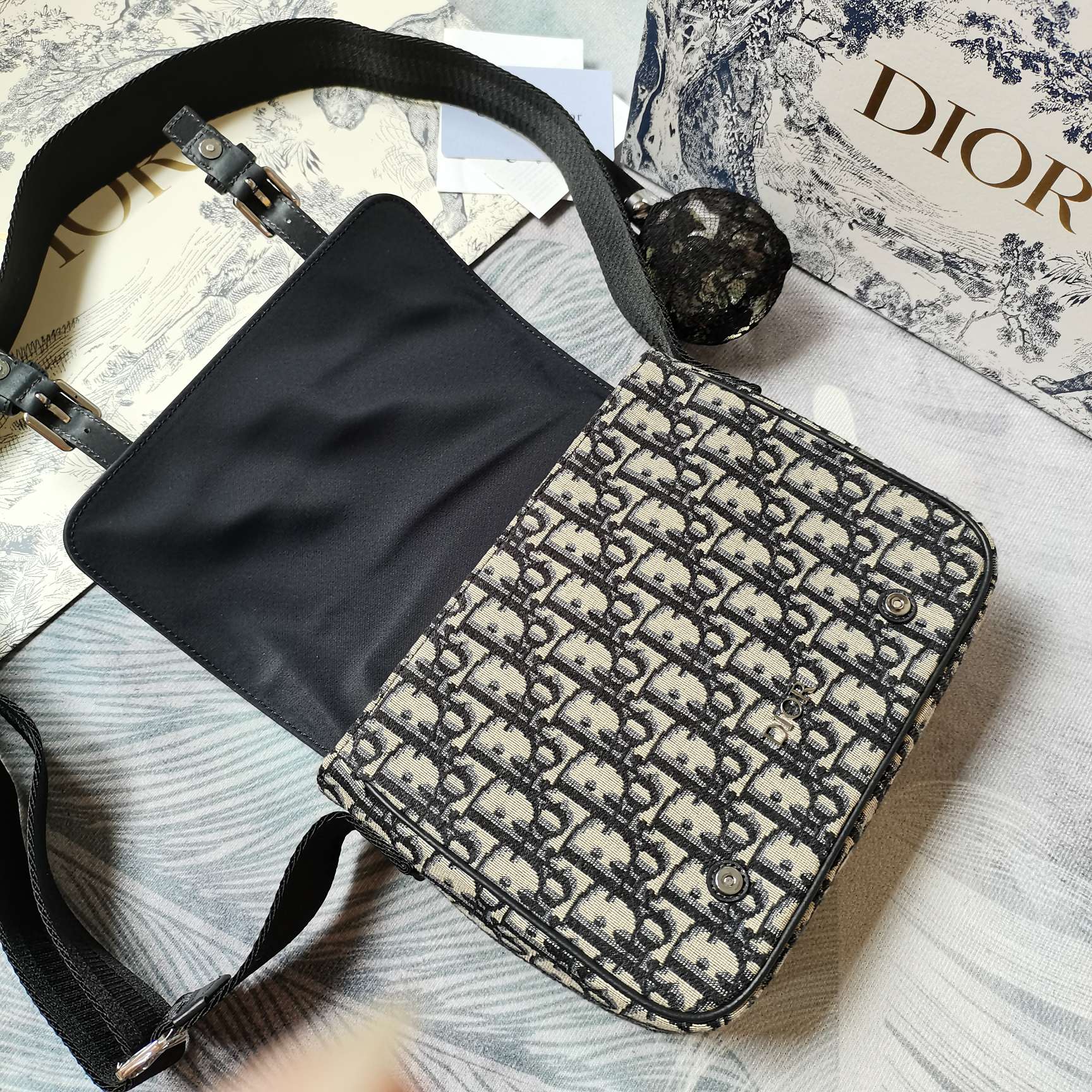 Free shipping LuxluxHouse Dior Bag Top Quality 24*19*4.5CM