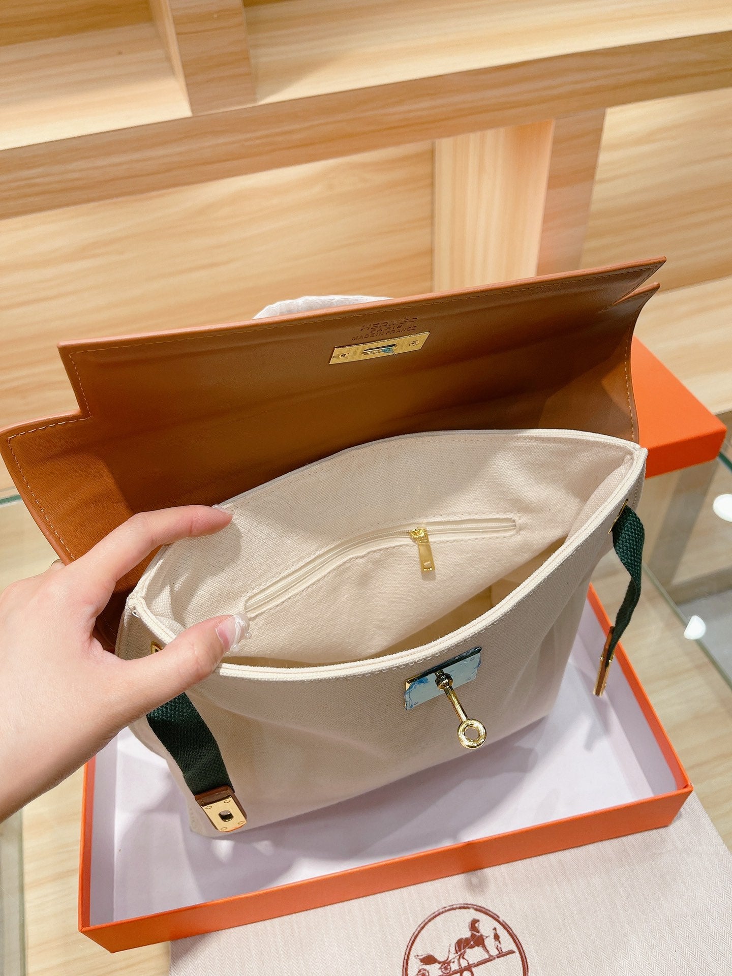 LuxluxHouse Great quality Hermes Top Bag Free shipping